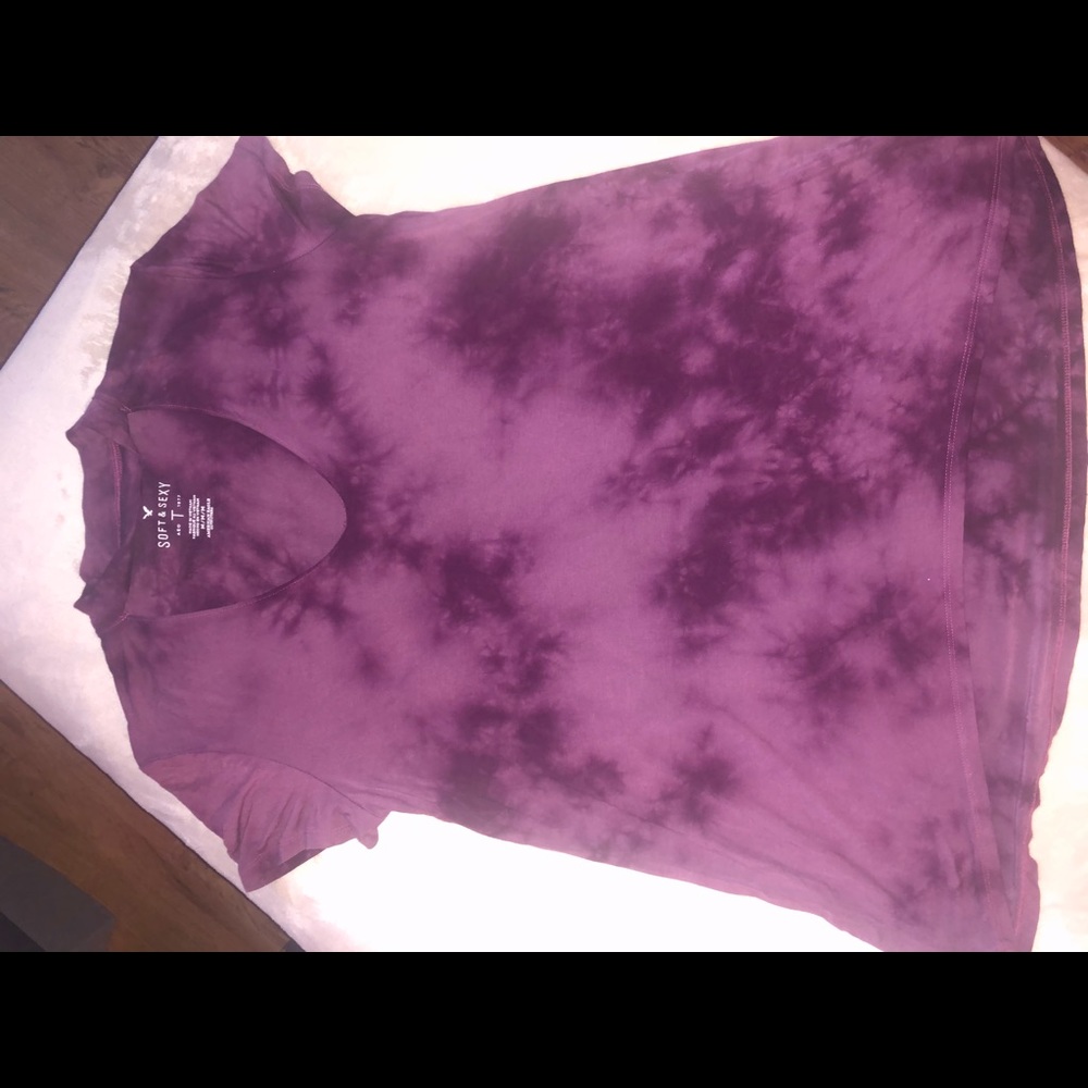 American Eagle Soft and Sexy Tie Dye Tee